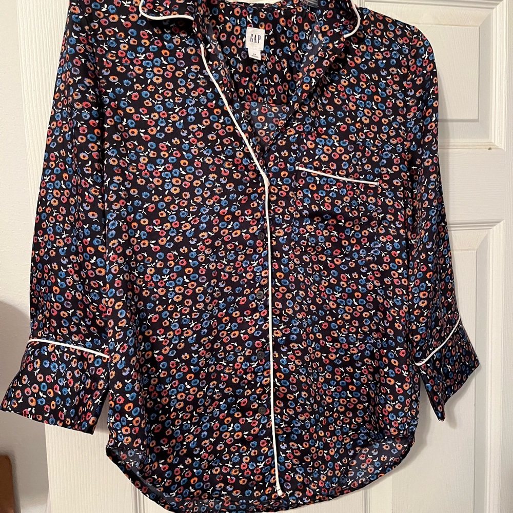 Gap Floral PJ Top XS